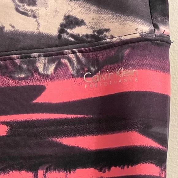 Calvin Klein Performance Leggings Black Multi XL - Picture 3 of 6